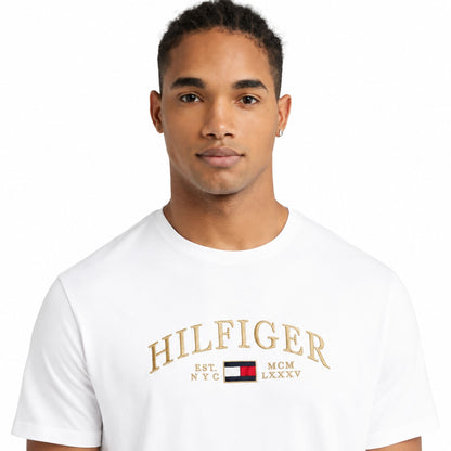 TOMMY HILFIGER Crew Neck Aaron T-Shirt - White