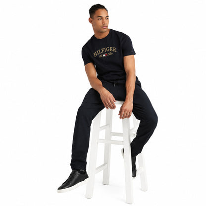 TOMMY HILFIGER Crew Neck Aaron T-Shirt - Navy