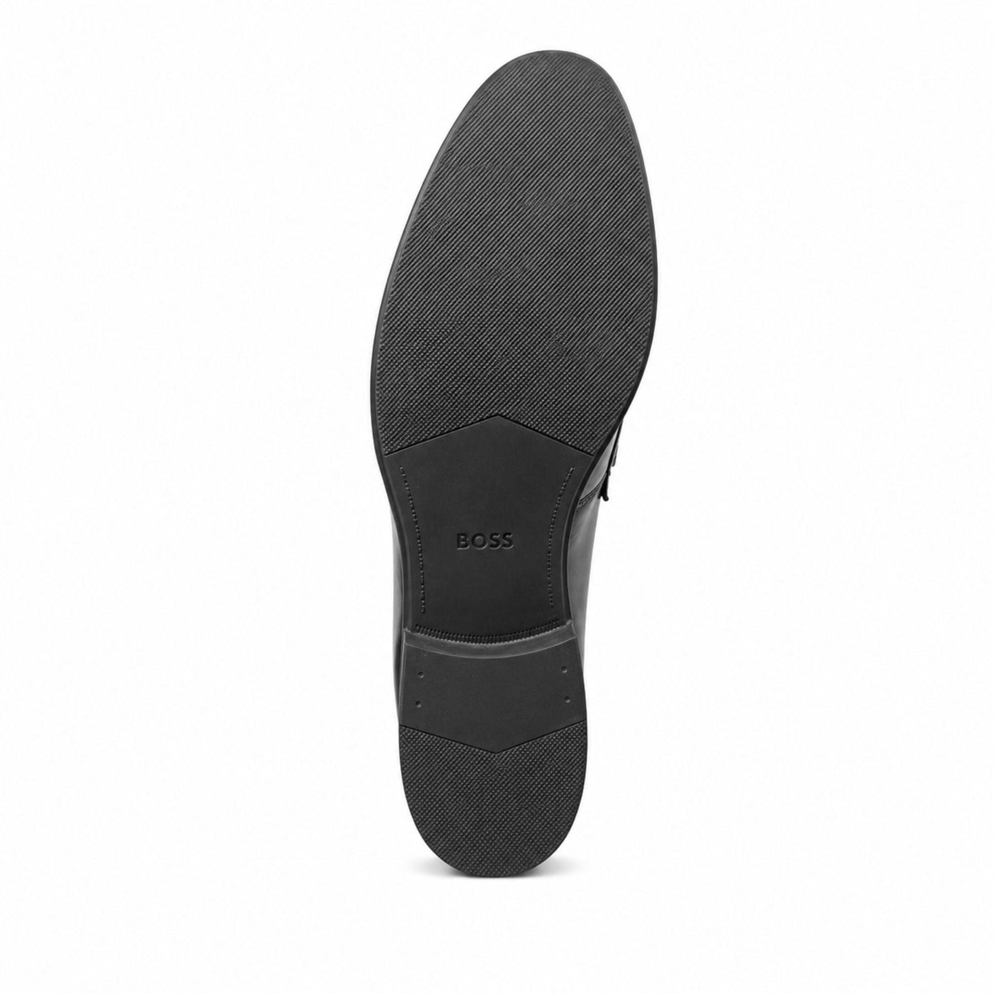 Boss Men’s Premium Penny Loafer Leather Shoes - Black
