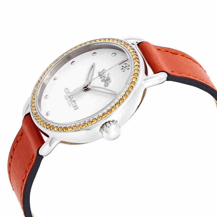 Coach 14502880 Women’s Watch | White Ceramic Strap | Gold Tone Stainless Steel | Minimal Analog Luxury Watch