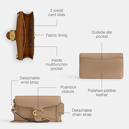 Coach Tabby Shoulder Bag in Polished Pebble Leather