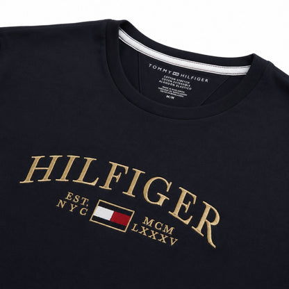 TOMMY HILFIGER Crew Neck Aaron T-Shirt - Navy
