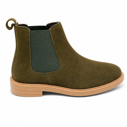ZARA Maddox Chelsea Boots for Men - Olive
