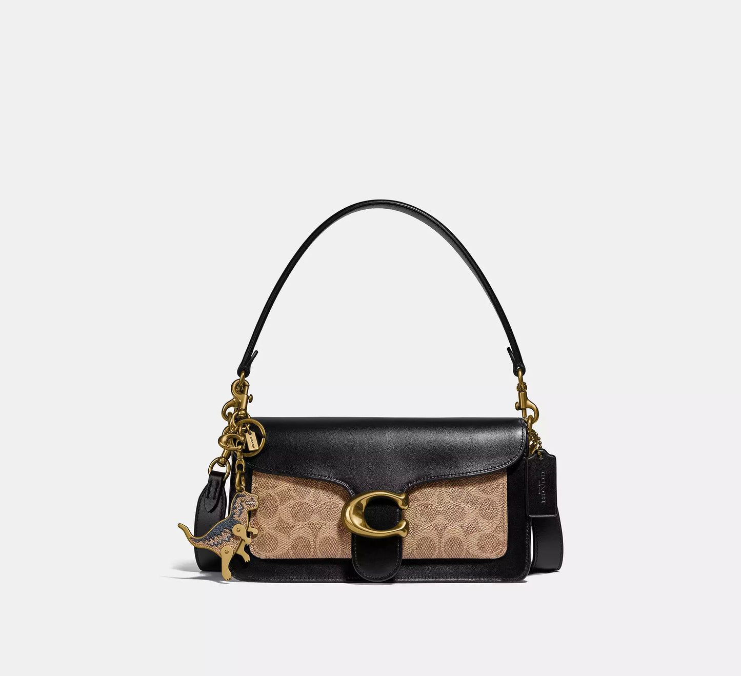 Coach Tabby Shoulder Bag 26 With Signature Canvas & Refined Leather