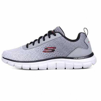 Skechers TRACK-RIPKENT Casuals For Men - Grey/Black