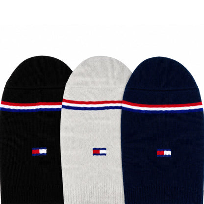 Tommy Hilfiger Logo-Patterned Shoe Liner Socks - Pack of 3