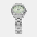 Emporio Armani AR11656 Women’s Watch | Green Dial Stainless Steel Bracelet | Quartz Analog Luxury Watch