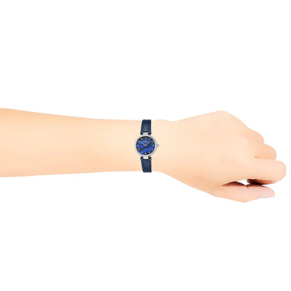 Coach 14503535 Park Women’s Watch | Navy Blue Dial Blue Leather Strap | Swarovski Crystal Analog Luxury Watch