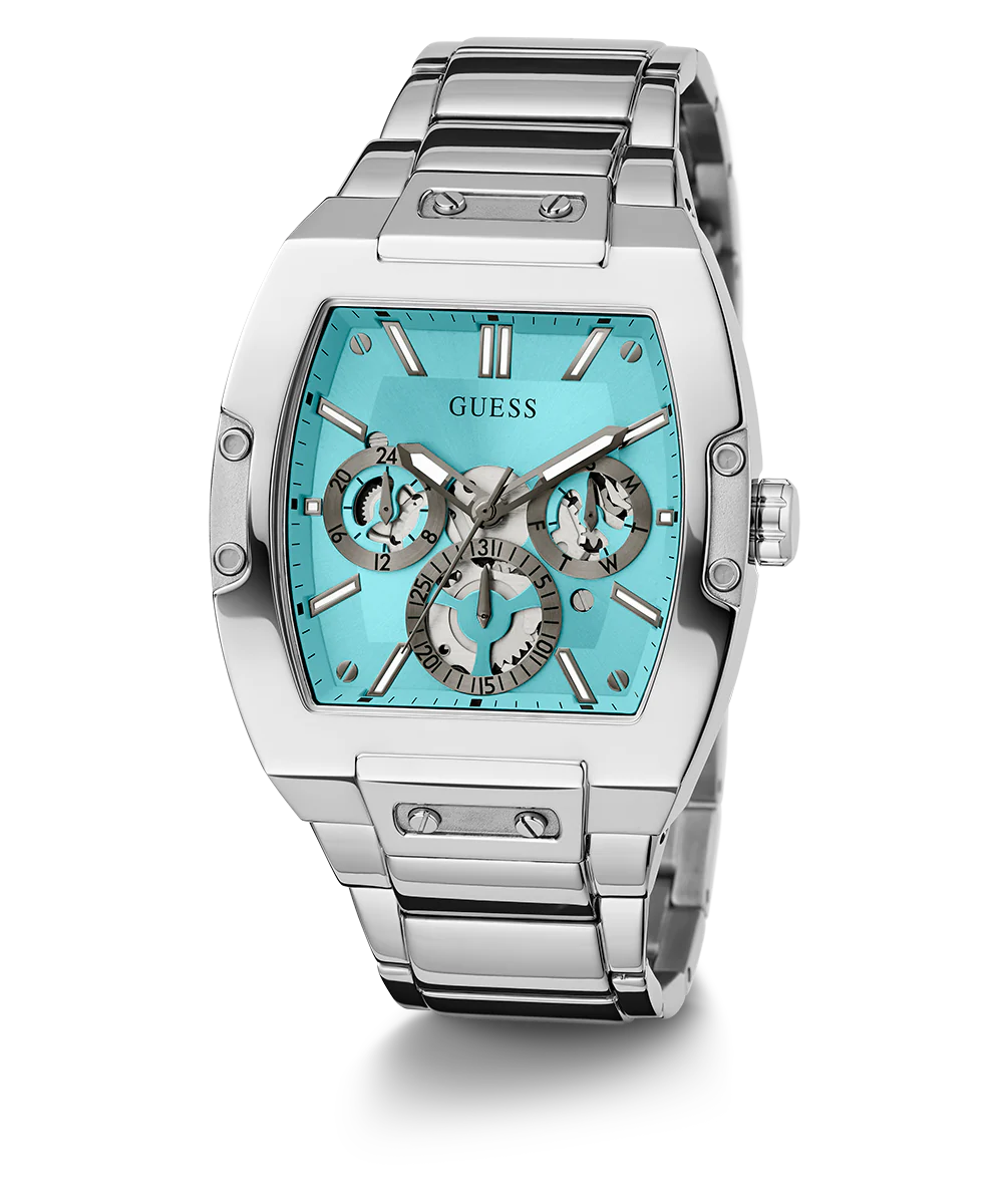 Guess GW0456G4 Men’s Analog Watch – Blue Dial, Two-Tone Stainless Steel Strap, 42mm Quartz