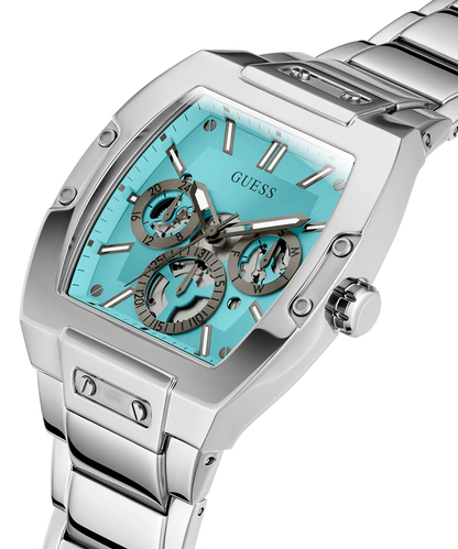 Guess GW0456G4 Men’s Analog Watch – Blue Dial, Two-Tone Stainless Steel Strap, 42mm Quartz