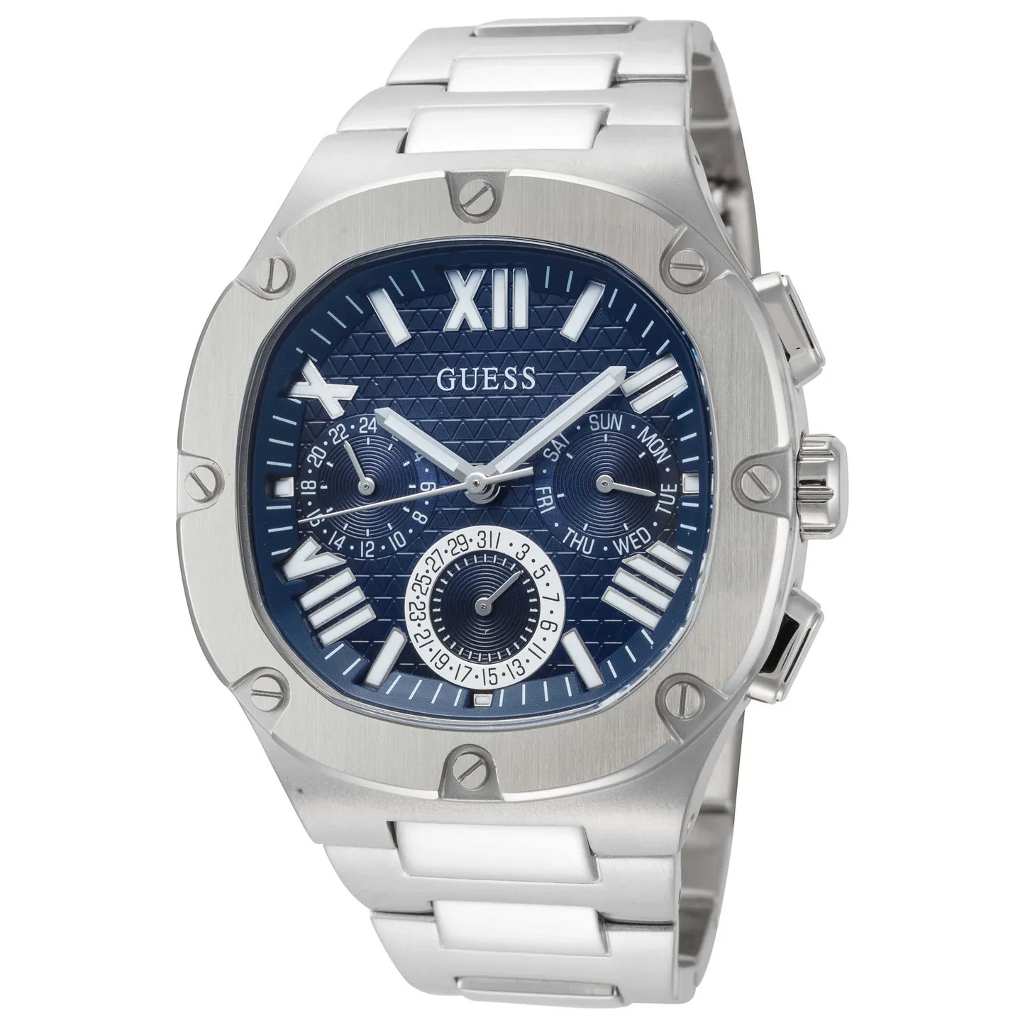 Guess GW0572G1 Men’s Black Dial Stainless Steel Analog Watch | Premium Quartz Timepiece