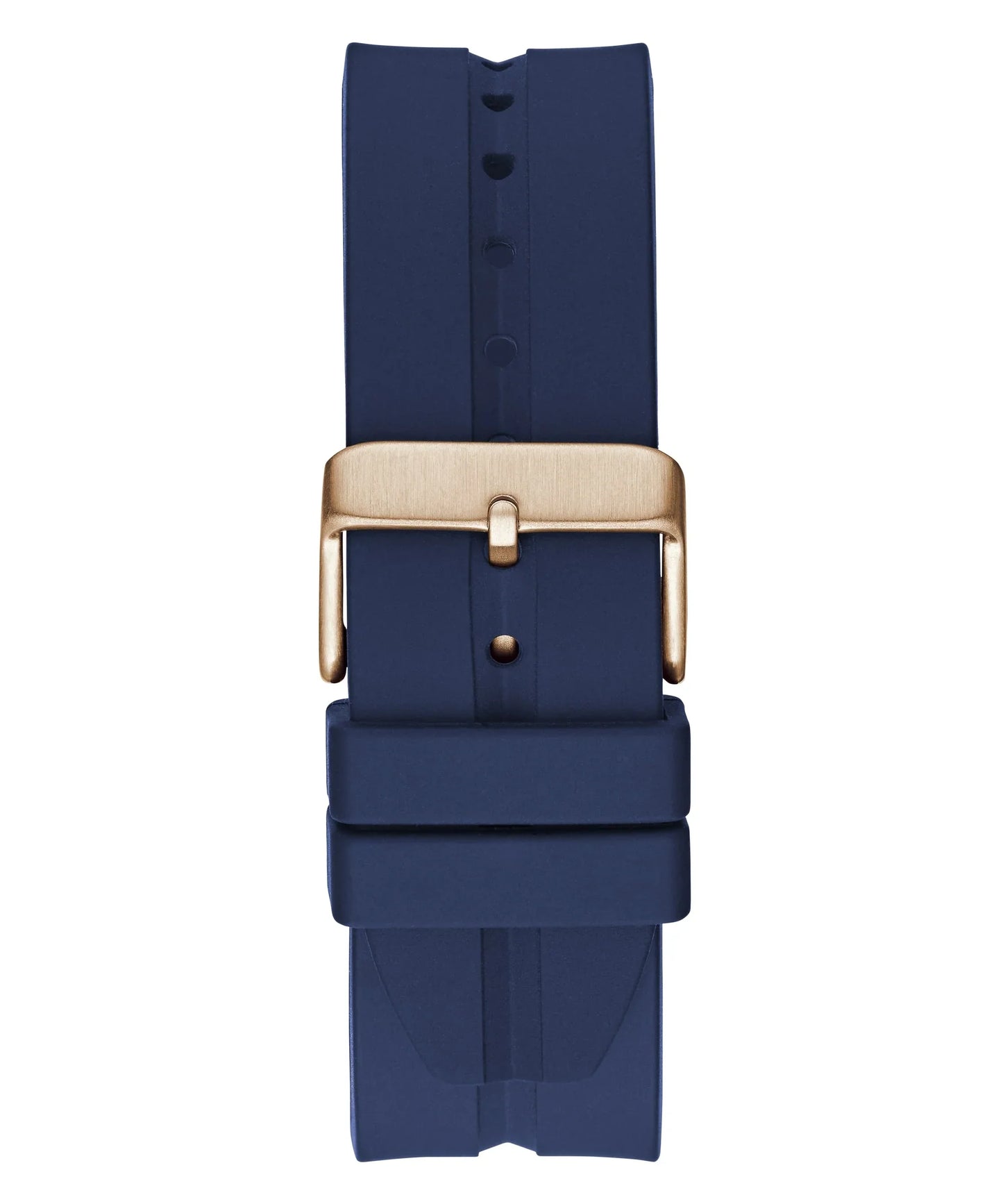 GUESS GW0637G3 Leo Men’s Watch | Blue Dial Square Case Silicone Strap | 42mm Analog Multi-Function Watch