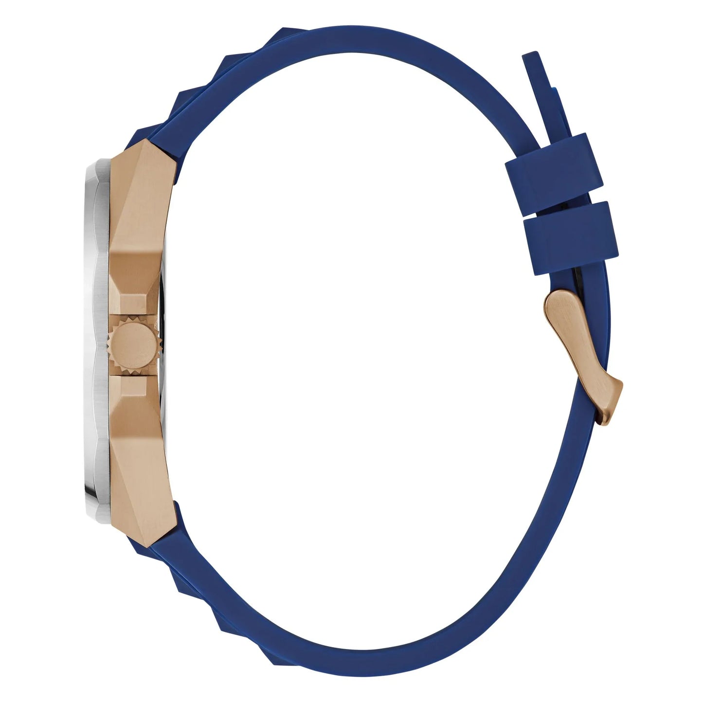 GUESS GW0799G2 Dashboard Men’s Watch | Blue Dial Silicone Strap | 46mm Multi-Function Analog Sport Watch
