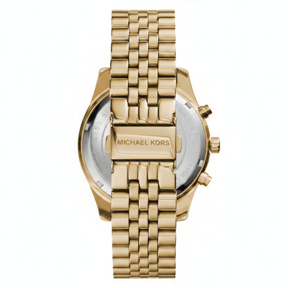 Michael Kors MK8281 Lexington Men’s Watch | Gold Tone Chronograph | 44mm Stainless Steel Luxury Watch
