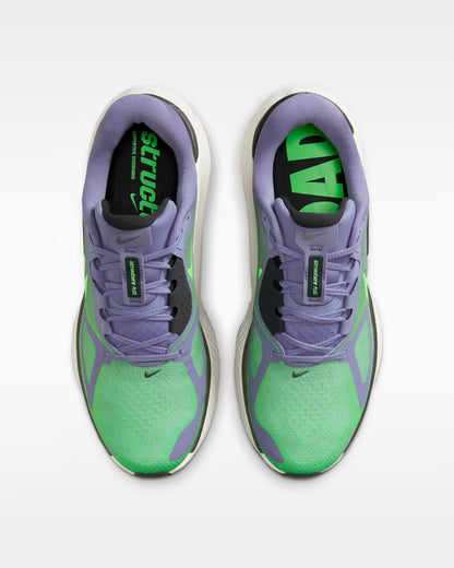 Nike Structure Plus Men’s Running Shoes - Purple/Green