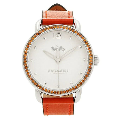 Coach 14502880 Women’s Watch | White Ceramic Strap | Gold Tone Stainless Steel | Minimal Analog Luxury Watch