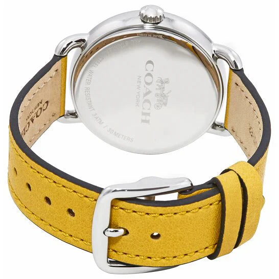 Coach 14502882 Women’s Watch | Silver Dial Stainless Steel Bracelet | Minimal Analog Luxury Watch