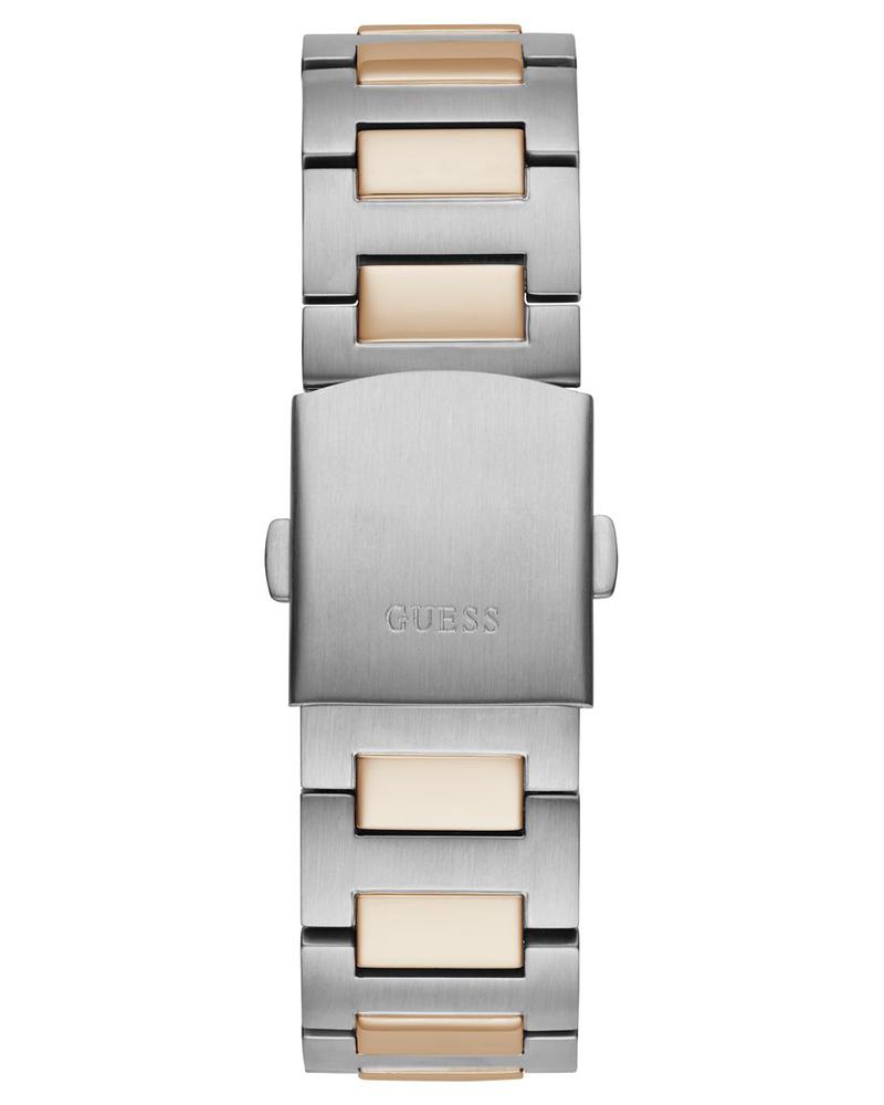 GUESS GW0572G4 Headline Men’s Watch | Blue Dial Chronograph Two-Tone Stainless Steel | 42mm Luxury Analog Watch