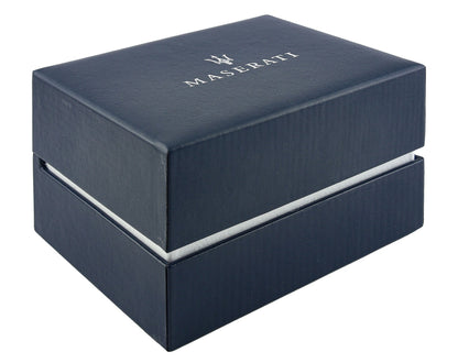 Maserati R8821142001 Stile Men’s Watch | Automatic Skeleton Dial | Blue Leather Strap 42mm Luxury Watch