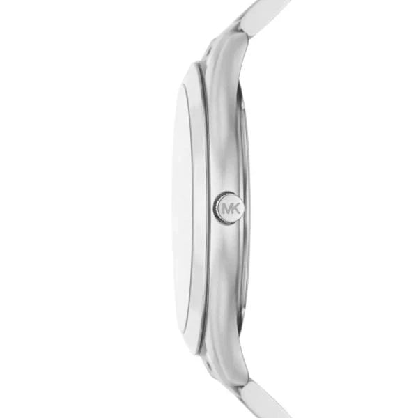 Michael Kors Slim Runway MK1060 Men’s Watch – Blue Dial, Silver Stainless Steel Strap, 44mm Quartz