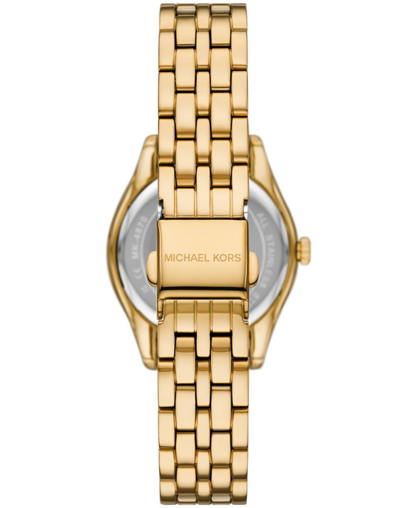 Michael Kors MK4870 Harlowe Women’s Watch | Gold Tone Stainless Steel 33mm Luxury Watch