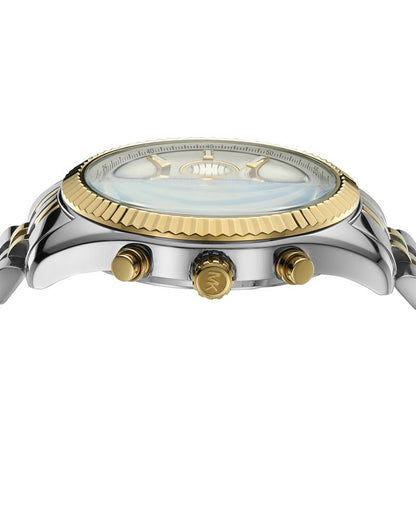 Michael Kors MK8344 Lexington Men’s Watch | Two-Tone Chronograph | 45mm Stainless Steel Luxury Watch