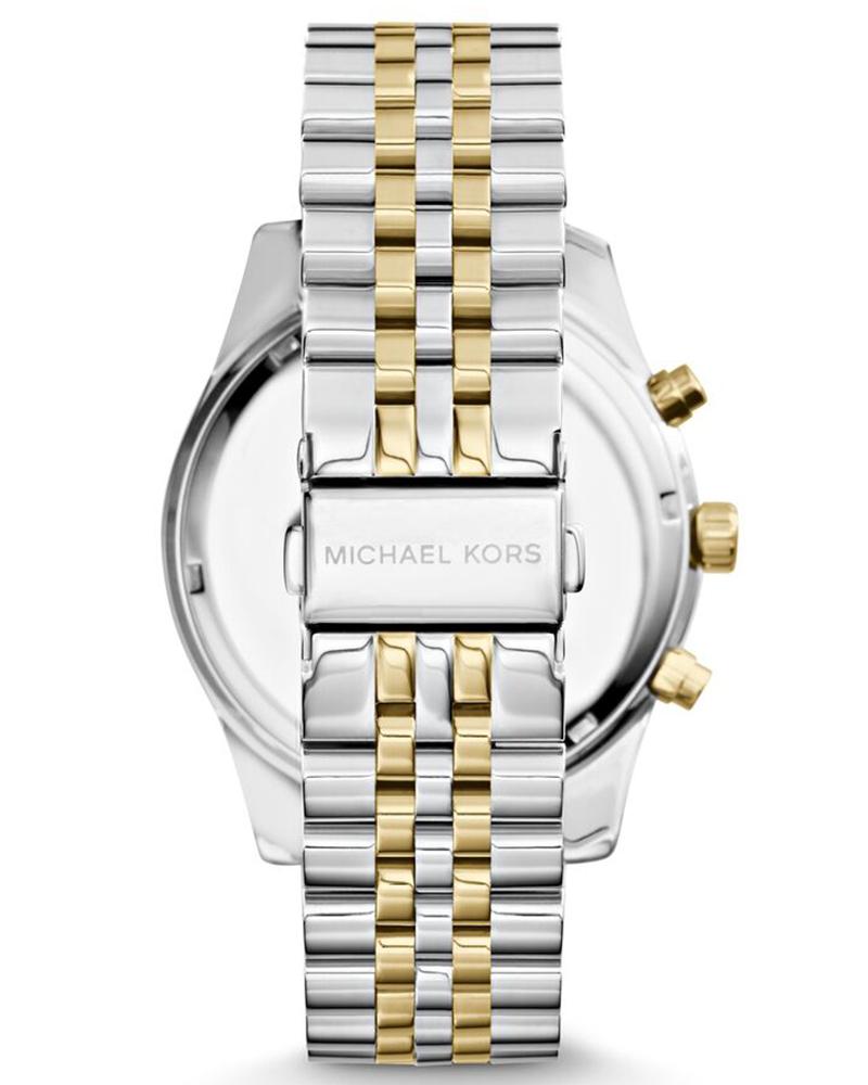 Michael Kors MK8344 Lexington Men’s Watch | Two-Tone Chronograph | 45mm Stainless Steel Luxury Watch