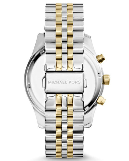 Michael Kors MK8344 Lexington Men’s Watch | Two-Tone Chronograph | 45mm Stainless Steel Luxury Watch