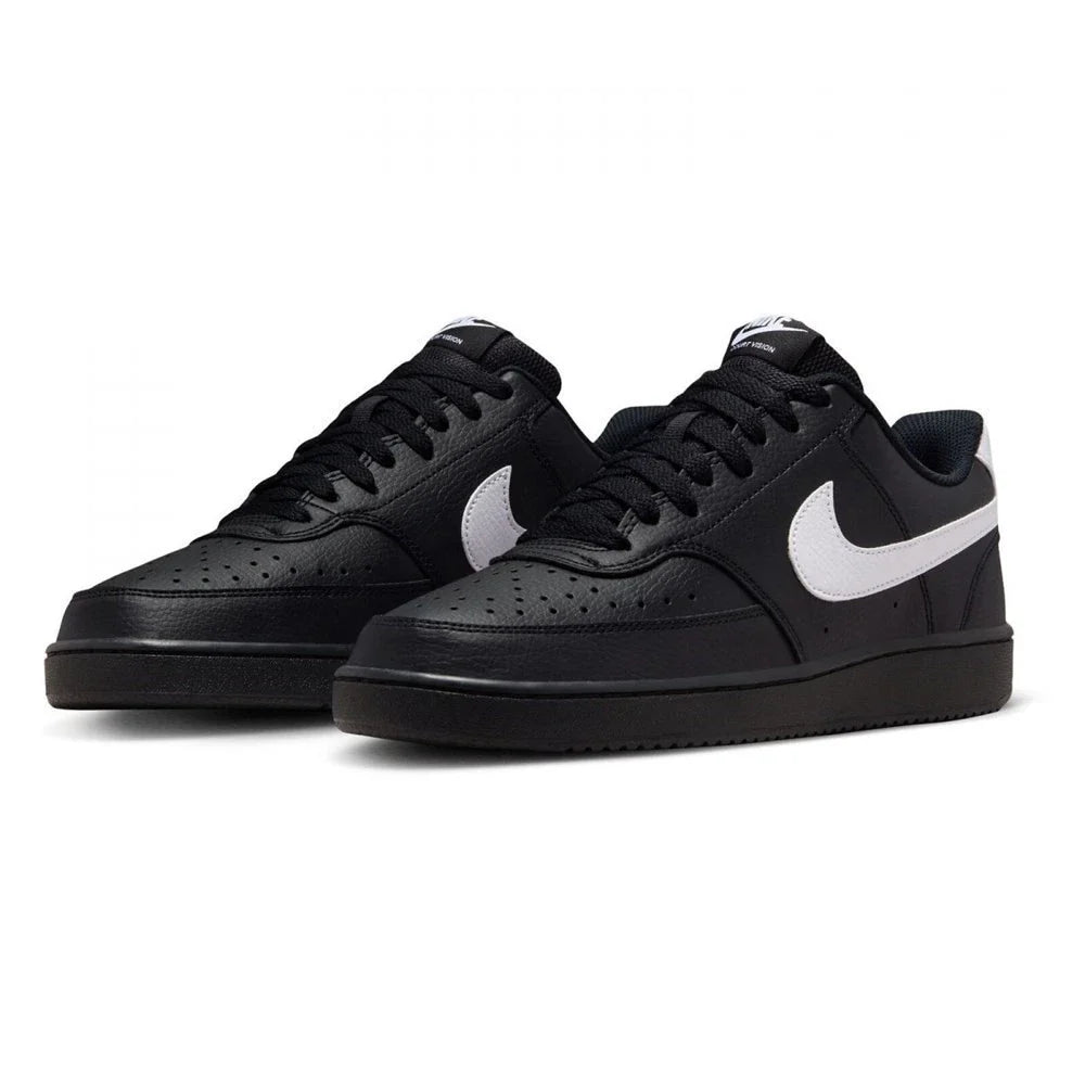 Nike Court Vision Low Men’s Sneakers – Black/White