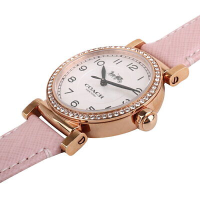 Coach 14503395 Women’s Watch | Silver Dial Stainless Steel Bracelet | Minimal Analog Luxury Watch