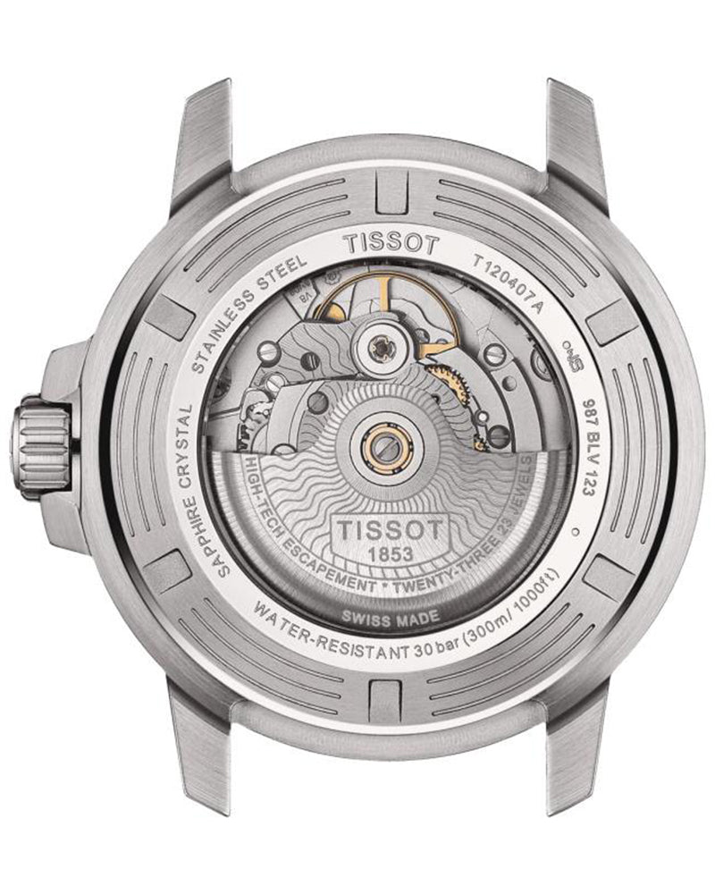 Tissot T1204071109101 Seastar 1000 Powermatic 80 | Green Dial Automatic Diver Watch | 300m Swiss Made Luxury Watch